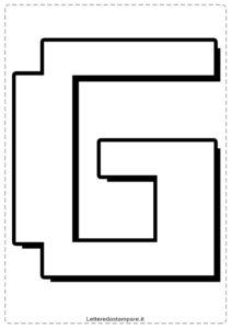 Lettera-G-grande-PIXEL-stampare