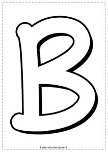 Lettera-B-grande-da-stampare-colorare-ritagliare