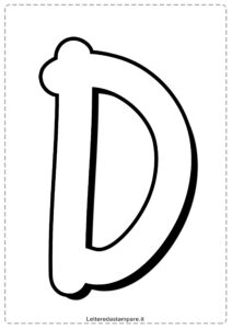 Lettera-D-grande-da-stampare-colorare-ritagliare