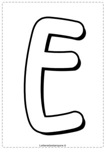 Lettera-E-grande-da-stampare-colorare-ritagliare
