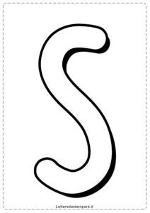 Lettera-S-grande-da-stampare-colorare-ritagliare