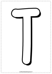 Lettera-T-grande-da-stampare-colorare-ritagliare