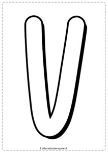 Lettera-V-grande-da-stampare-colorare-ritagliare