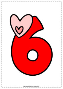 6-Numeri-con-cuore-stampare-rosso